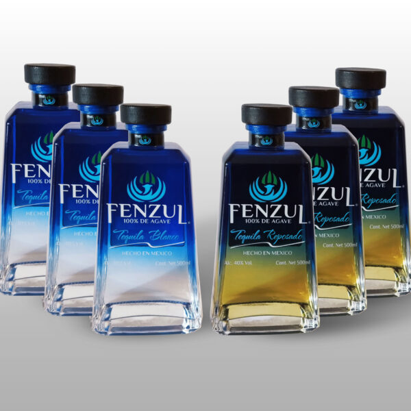 3 Tequila FENZUL Reposado + 3 Tequila FENZUL Blanco
